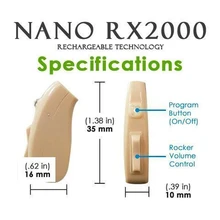 Load image into Gallery viewer, 🔥 Buy 1 Get 1 FREE Sale! Buy 1 Nano RX2000 Rechargeable Hearing Aid Get The Second Ear FREE! Get an Entire Pair for Only $397! NEW Color Options!