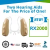 Image of (Buy 1 Get 1 FREE - Sale Ends Tonight) Buy 1 Nano RX2000 Rechargeable Hearing Aid Get the Second Ear FREE. Get an Entire Pair for Only $397! CALL NOW (800) 376-9234