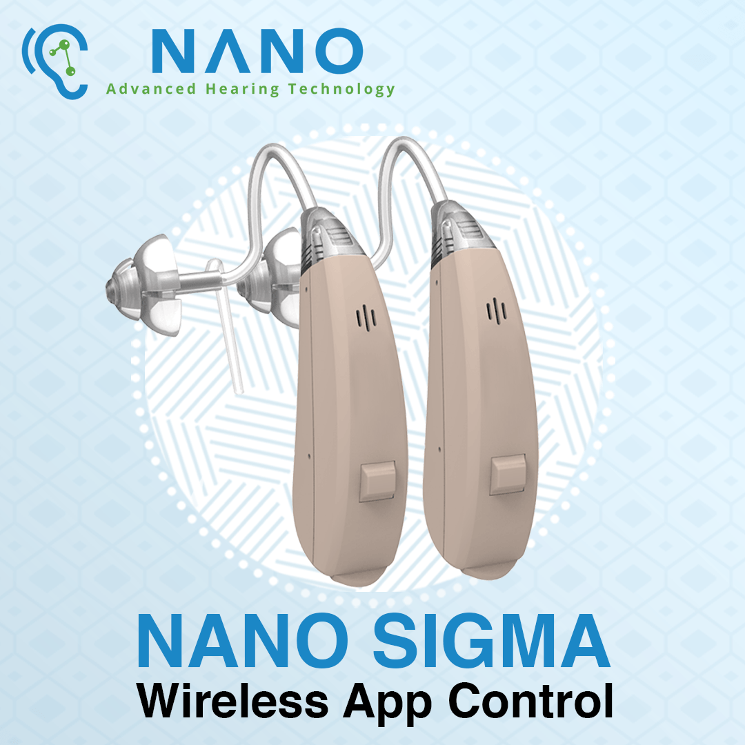 SPECIAL SALE! Buy 1 Nano Sigma Wireless Hearing Aid And Get The Second Ear FREE! (Full Pair For Only $597) Plus Get FREE CIC Hearing Aid + 6 Months of FREE Batteries + FREE Shipping!
