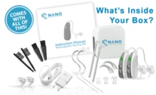 Load image into Gallery viewer, 🔥 Buy 1 Get 1 FREE Sale! Buy 1 Nano RX2000 Rechargeable Hearing Aid Get The Second Ear FREE! Get an Entire Pair for Only $397! NEW Color Options!