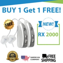 Load image into Gallery viewer, 🔥 Buy 1 Get 1 FREE Sale! Buy 1 Nano RX2000 Rechargeable Hearing Aid Get The Second Ear FREE! Get an Entire Pair for Only $397! NEW Color Options!